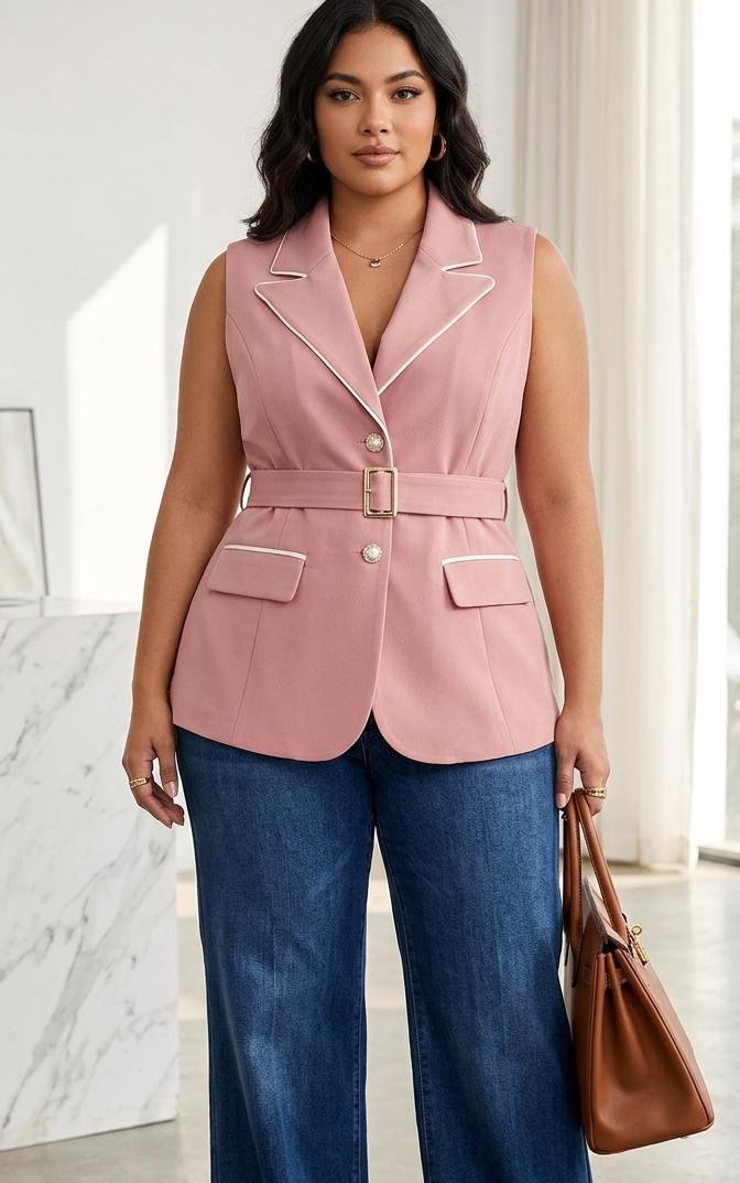 CHALECO TIPO BLAZER