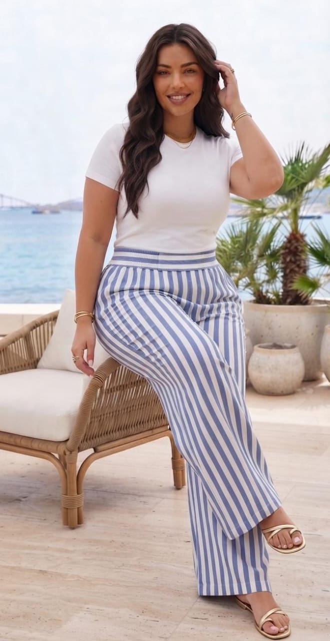 Pantalon Palazzo