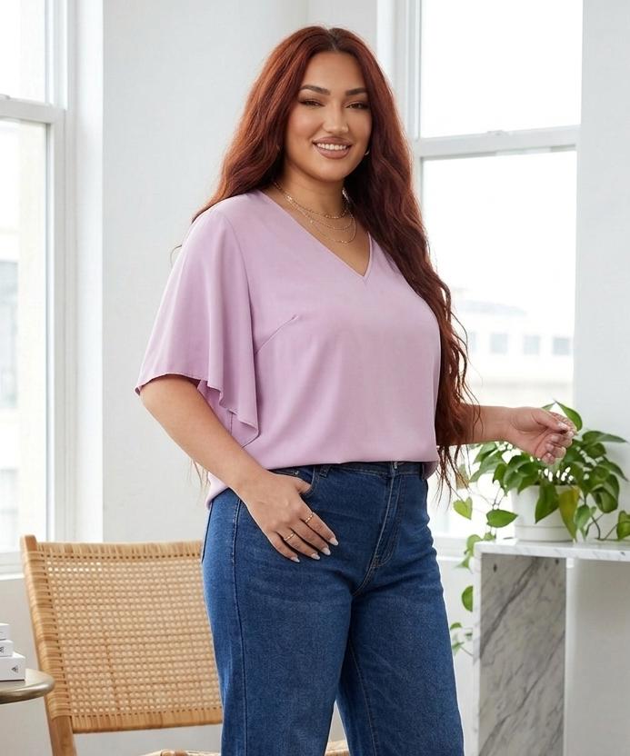 Blusa casual 5XL