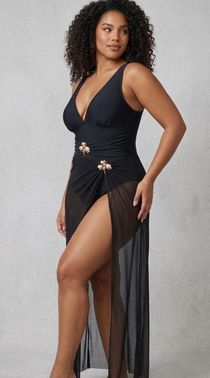TRAJE DE BAÑO CON FALDA