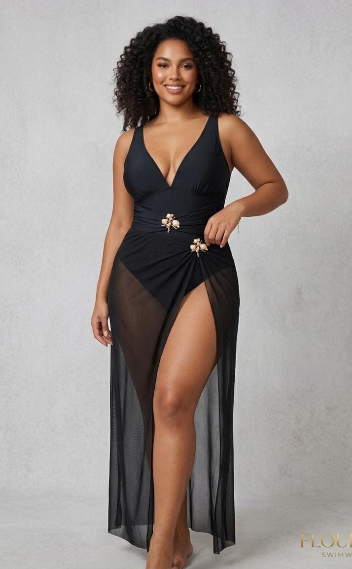 TRAJE DE BAÑO CON FALDA